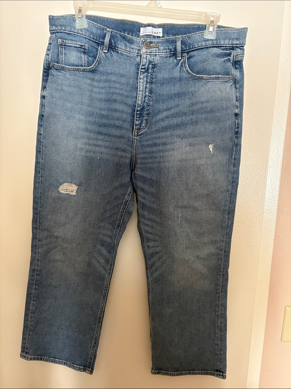 Loft woman’s blue jeans